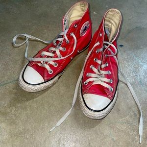 Red converse
